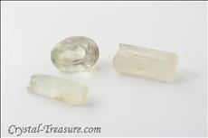 Pargasite cut and crystal