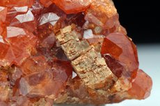 Hessonite with Diopside