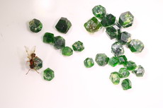 Demantoid Kristall in Matrix Iran