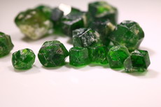 Demantoid Kristall in Matrix Iran
