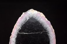 Querschnitt eines Pilz Turmalin Kristalls
