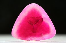 Hot Pink Mushroom Tourmaline Slice