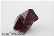 Exceptional Twinned Deep Red スピネル (Spinel)