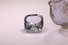 Sillimanite Crystal & cut Stone