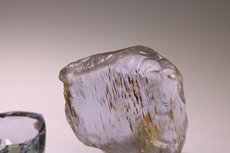 Sillimanite Crystal & cut Stone