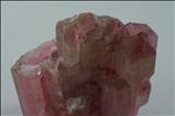 Pink to Colorless Liddicoatite Crystal