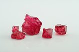 4 fine red Spinel Crystals 