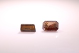 Painite Crystal & Cut