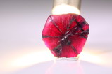 Deep red Trapiche Ruby Slice