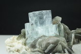 Fine Quamarine Crystal on Muscovite Matrix