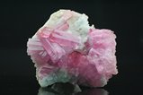 Pink Tourmaline Crystals on Matrix