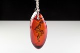 Top fine red Amber Pendant Burma