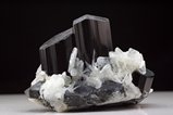 Fine Schorl Crystals with Albite
