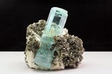 Great Gemmy Aquamarine Crystal in Matrix