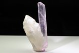 Kunzite Crystal on Quartz