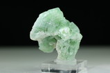 Bluish-green bent Tourmaline Crystal Laghman