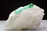 Rare bright green Tourmaline Crystal in Matrix