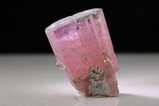 Pinker Turmalin Kristall bläuliche Endfläche