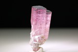 Doubly Terminated Pink Tourmaline Crystal (blue cap) 