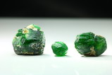3 Demantoid Crystals Kerman