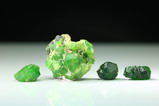 4  Demantoid Crystals Iran
