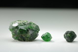 3 Demantoid Kristalle Kerman