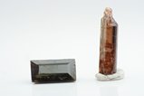 Terminated Painite Crystal & Cut