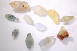 11 Saphir Kristalle aus Mogok