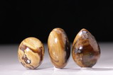 3   Root Amber (Burmite) Cabochons