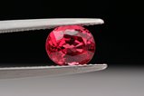 Pinkish red Spinel cut