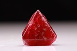 Deep red Macle Twin Crystal 