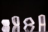 4 fine terminated Phenakite Crystals