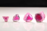 Fine Pink Mushroom Tourmaline Crystal Slices