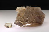 Fine cut Petalite & huge Crystal 433 cts (colour change)
