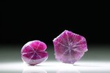 2 Trapiche Ruby slices