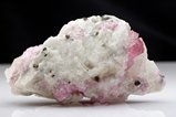 Rubellite on Feldspar