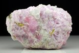 Pink Rubellite on  Feldspar w. Stibiotantalite