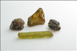 4 Enstatite Crystals