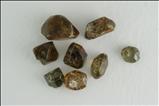 7 Fine lustrous ジルコン (Zircon) 結晶  (Crystals)