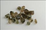 25 transparent Zircon Crystals