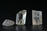 3 Phenakite Crystals one Doubly Terminated
