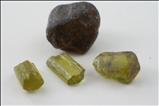 Four Enstatite Crystals