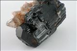 Terminated ショール (鉄電気石) (Schorl) with 石英 (Quartz)