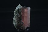 Rubellite Crystal with blue Cap