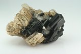 Lustrous Schorl Crystals in Matrix Burma