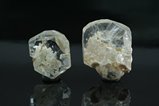 2 Doubly terminated Goshenite Crystals