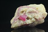 Pink Mushroom Tourmaline in Matrix