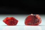 Rare red Zircon Crystals Burma