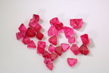 26 pcs. Pink-red glowing Spinel Crystals (Man - Sin mine)