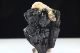 Garbenförmiger Schorl Kristalle mit Quarz